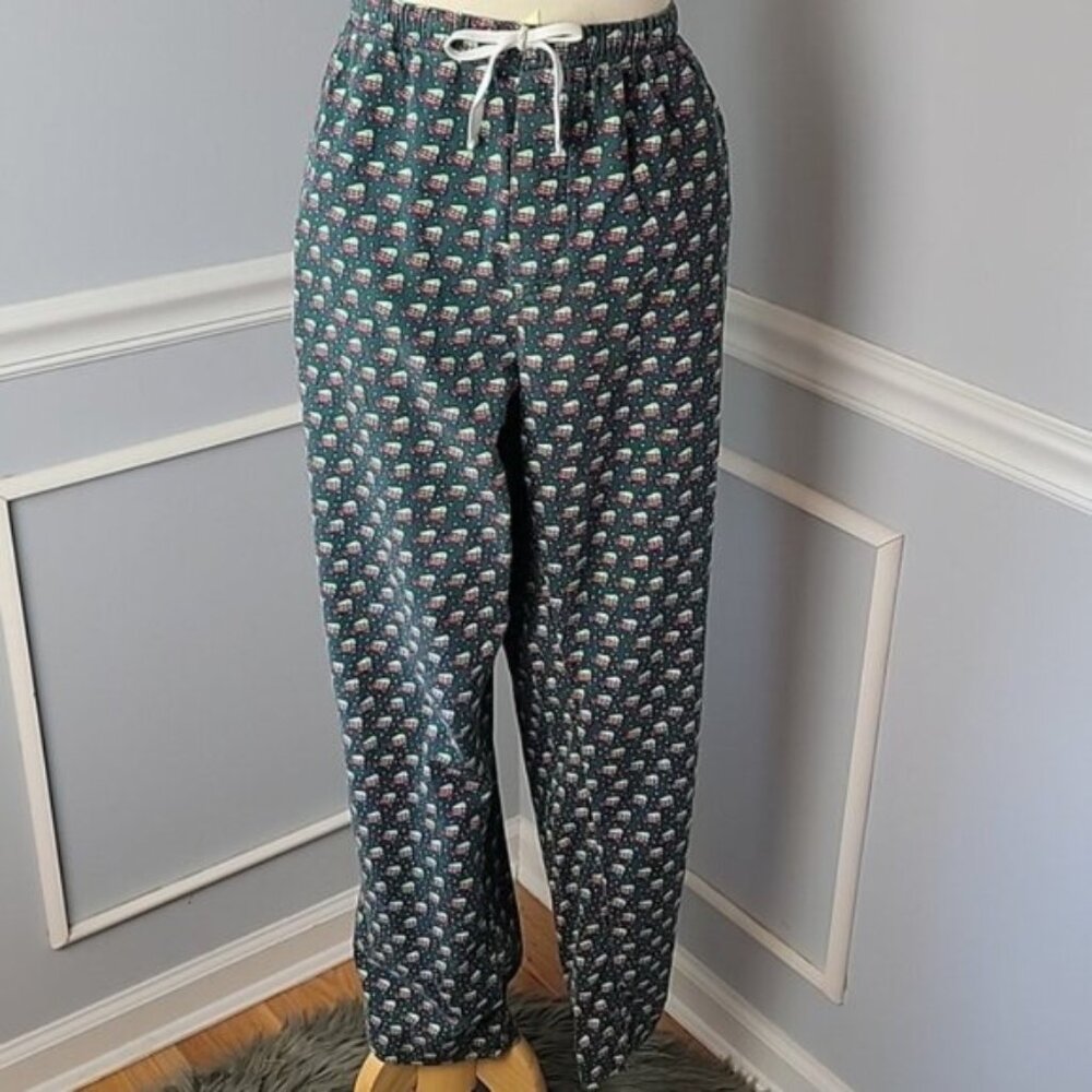 VINEYARD VINES Christmas Holiday Novelty Preppy Printed Loungewear‎ Pants L